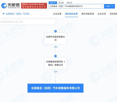 長城汽車在洛陽成立銷售新公司，拓展信息咨詢服務(wù)